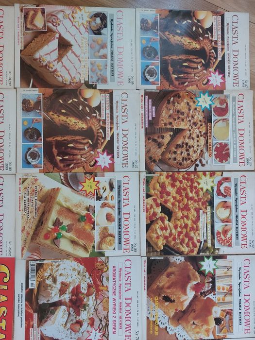 25szt seria Ciasta domowe desery serniki mazurki torty ciasteczka