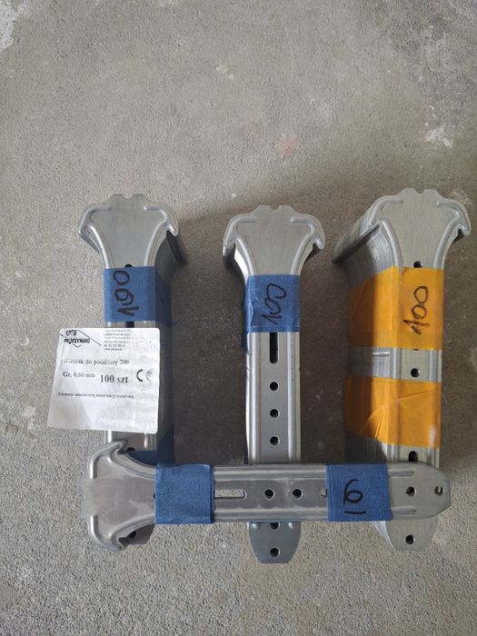 Elementy powieszenia sufitów