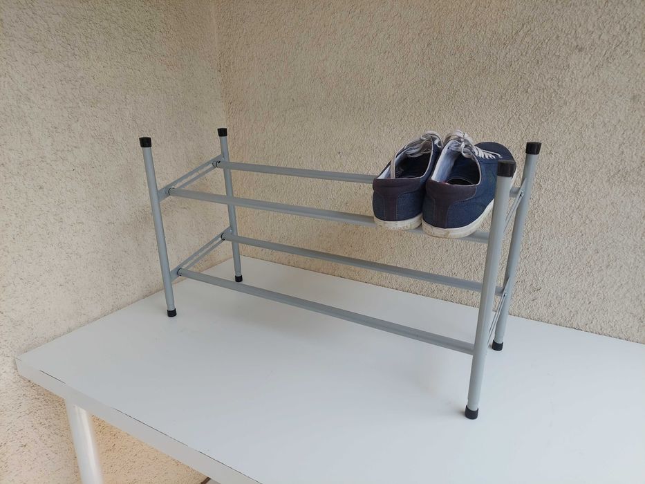 Полиця для взуття трансформер розсувна метал Німеччина