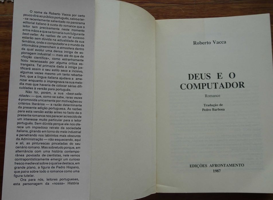 Deus e O Computador de Roberto Vacca