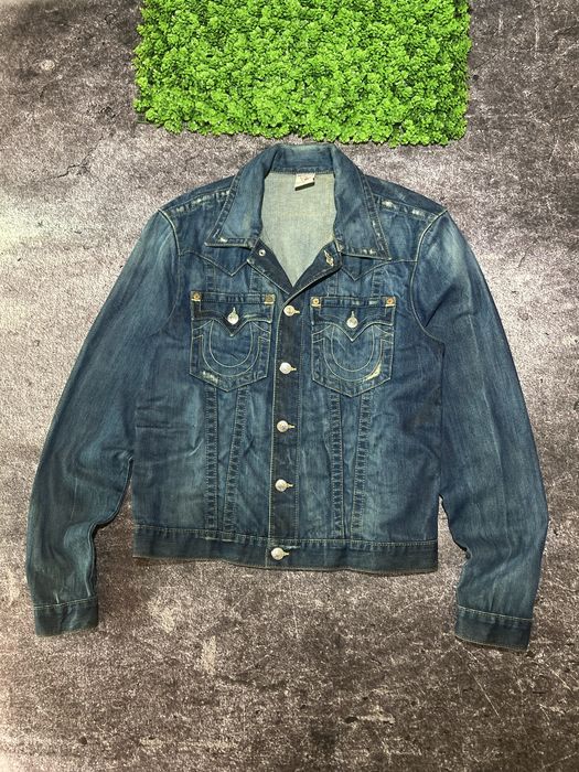 Чоловіча джинсова денім джинсовка куртка америка True Religion USA ...