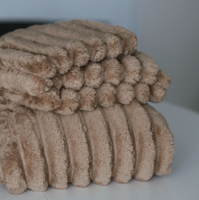 Плед Шарпей 5см. смужка Євро 200×230см.