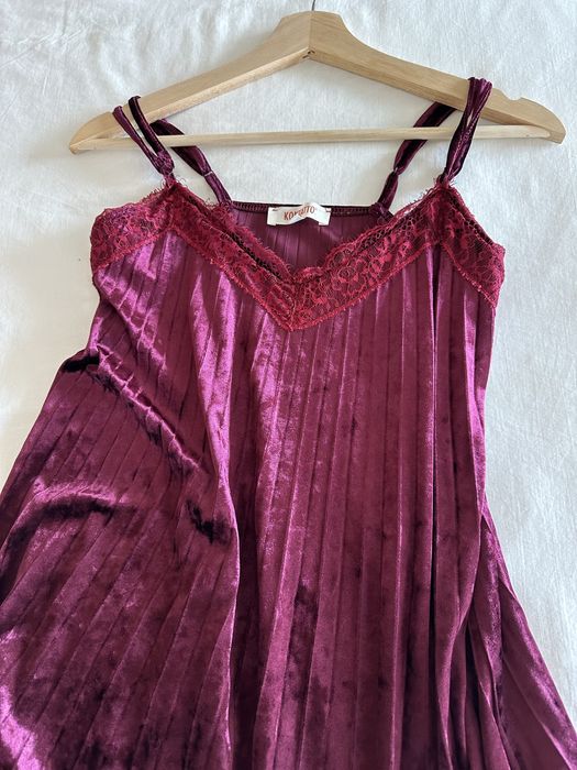 Vestido veludo com alças