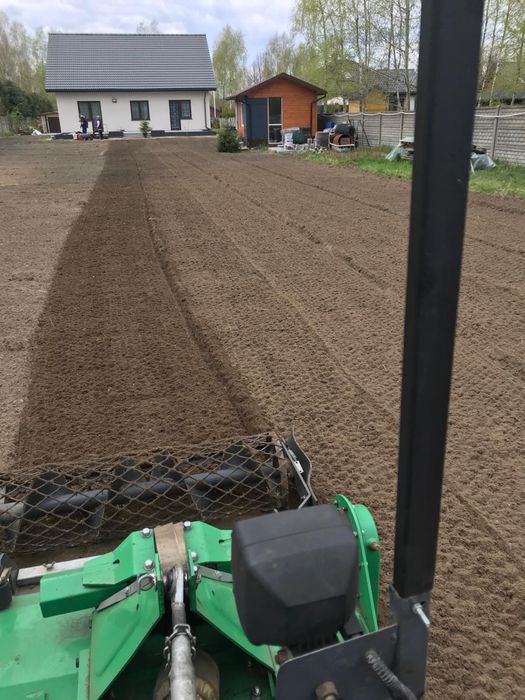 Usługi  MINIKOPARKA, Glebogryzarka Separacyjna,przygotowanie pod trawe