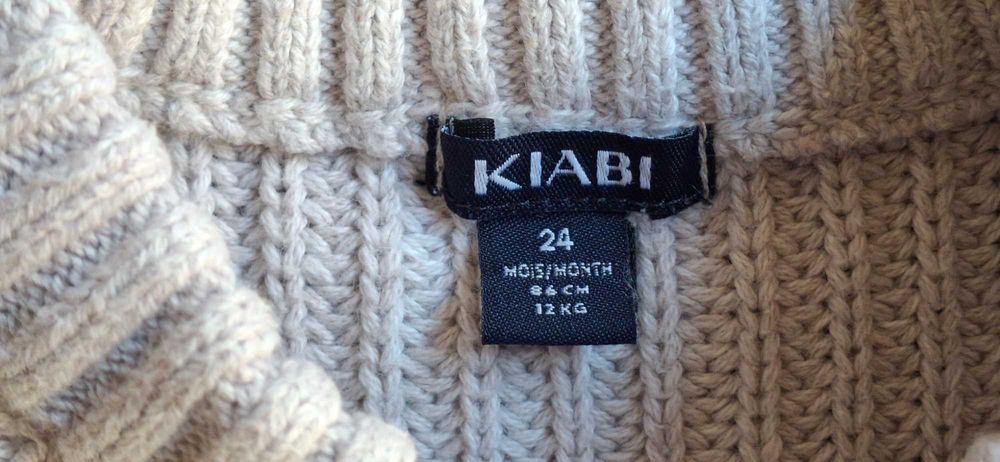 Camisola Bege Kiabi 24 meses