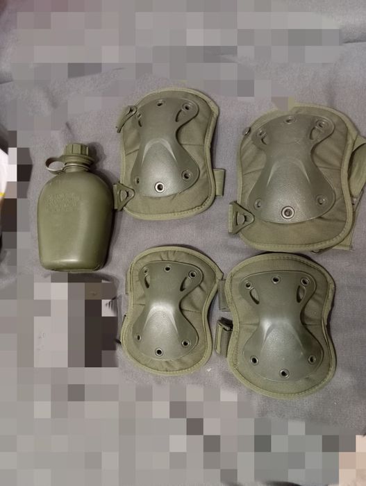 Тактические наколеники и налокотники і фляга