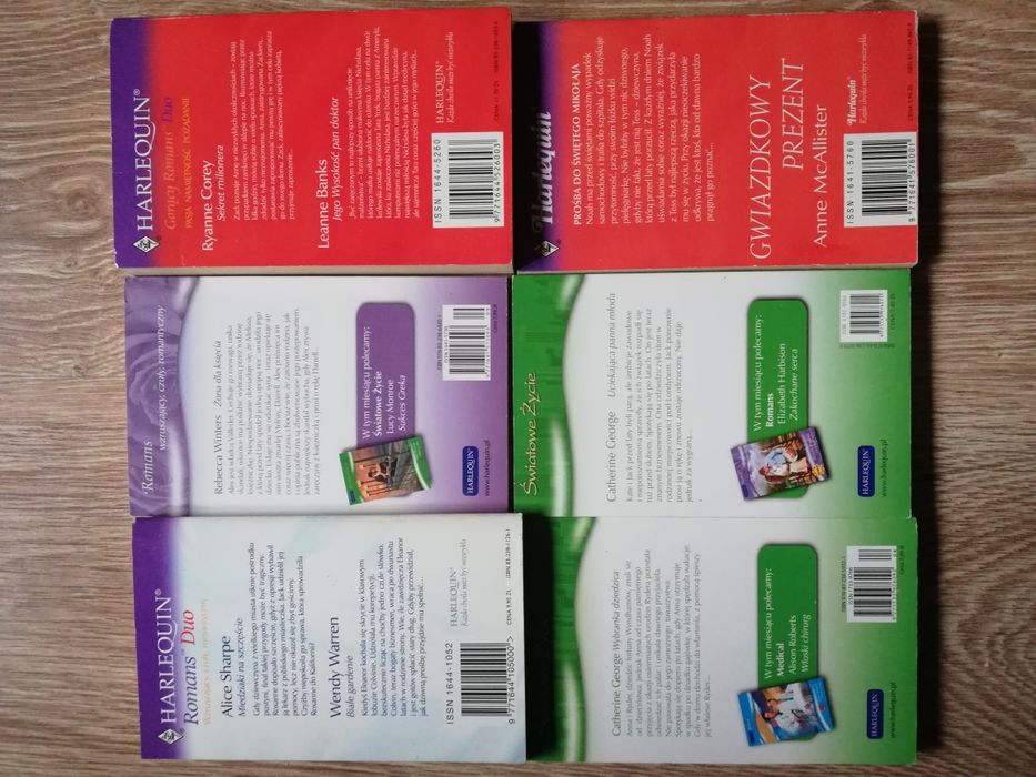 Zestaw książek Harlequin