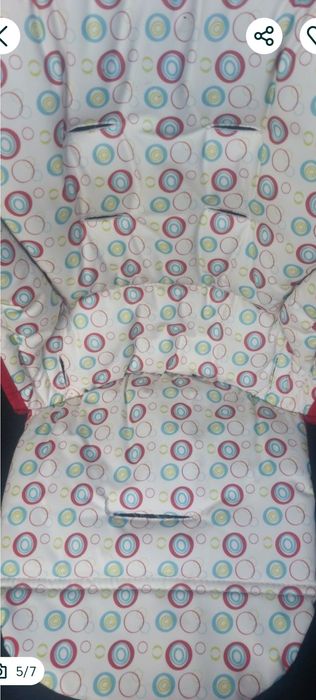 Forro Cadeira Refeiçao chicco Progress5 Relax Polly2 Start Usado