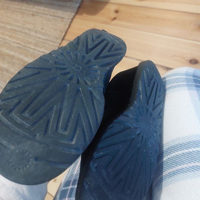 UGG czarne zamszowe na podwyższeniu | rozm. 38 | używane