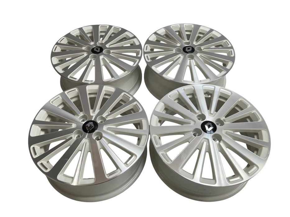 Felgi ALUMINIOWE 16 Renault Twingo Clio ZOE Białe z POLEREM