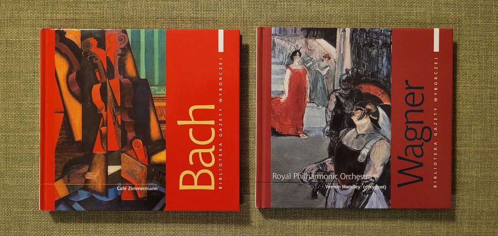 Biblioteka GW kolekcja muzyki poważnej 2 tomy CD - Bach i Wagner