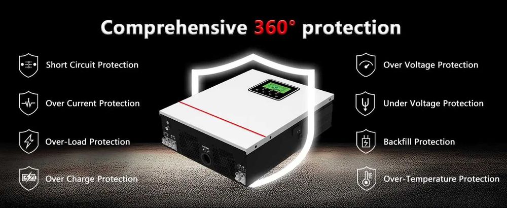 Гібридний автономний інвертор Y&H NMS-1000-12 (1000Вт) PowMr