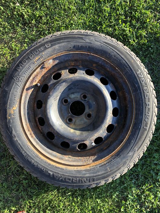 Koła 14 175/65 Uniroyal zima, stalówki