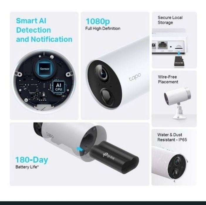 Bezprzewodowy system kamera TP-LINK Tapo C400S2 2K