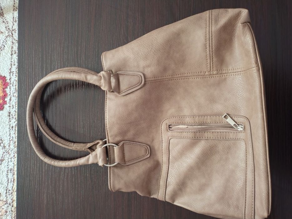 Duża torebka jasny brąz