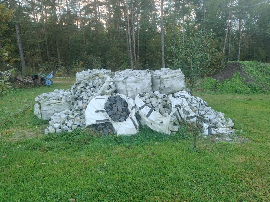 Kamień szary na taras, wjazd, podwórko