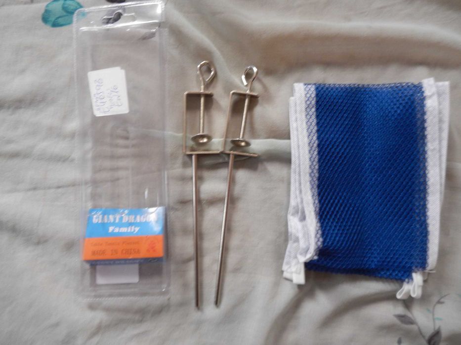 Wyprzedaż->Siatka do tenisa stołowego GIANT DRAGON siatka+ uchwyty