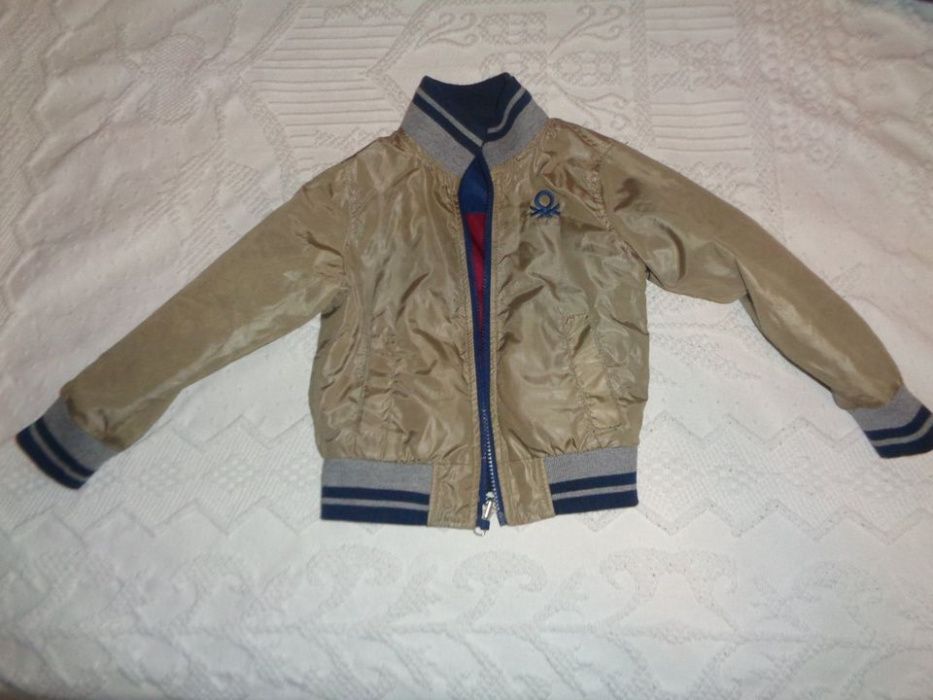 Casaco dupla face Benetton - 3/4 anos XXS