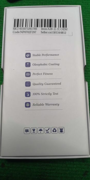 LCD OEM para Samsung A20  NOVO!!!64170305234689123