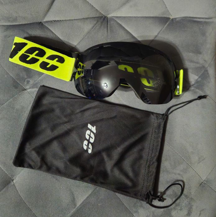 Лижні окуляри, лижна маска + чохол, маска сноуборд лыжная маска очки