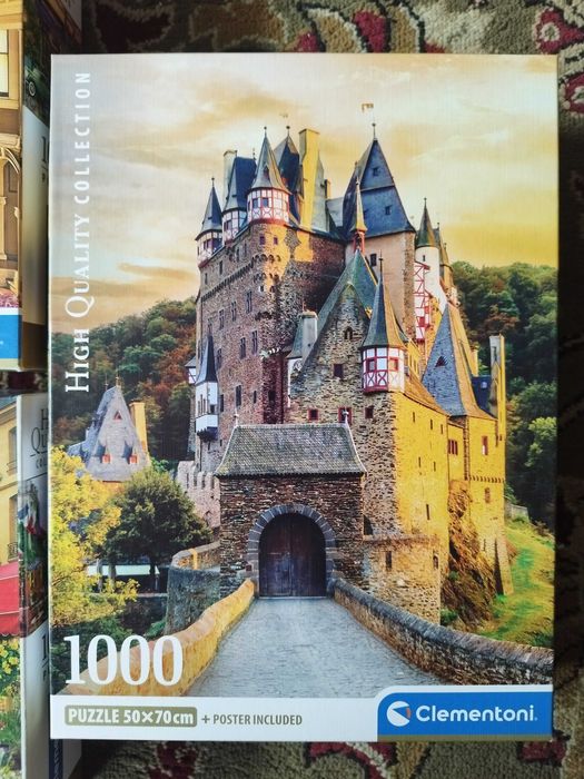 Puzzle Clementoni 1000 elementów, zestaw 4 sztuki