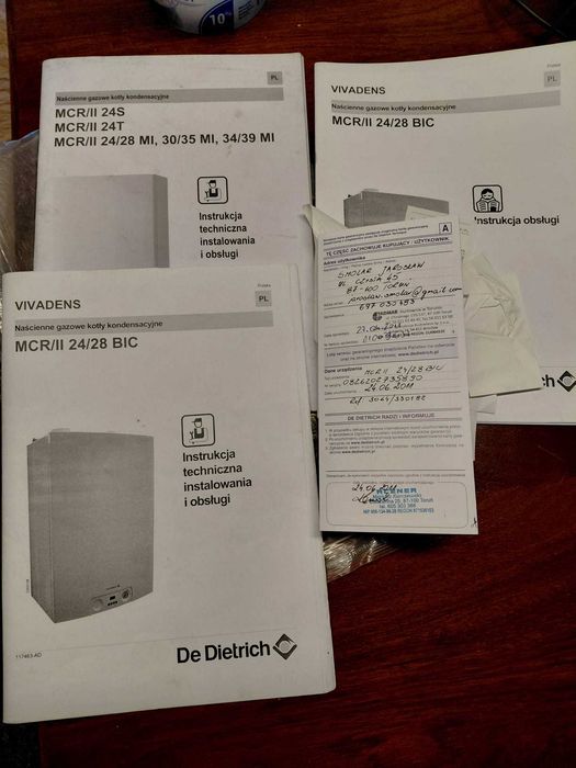 Kocioł De Dietrich MCR/II 24/28 BIC – serwisowany, po wymianie kluczowych podzespołów