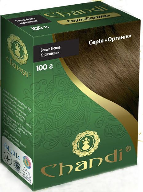 Лечебная аюрведическая краска для волос Chandi. Индия