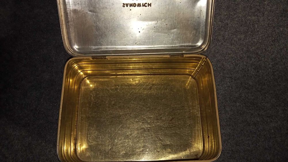 SANDWICH BOX stary pojemnik na śniadanie USA.