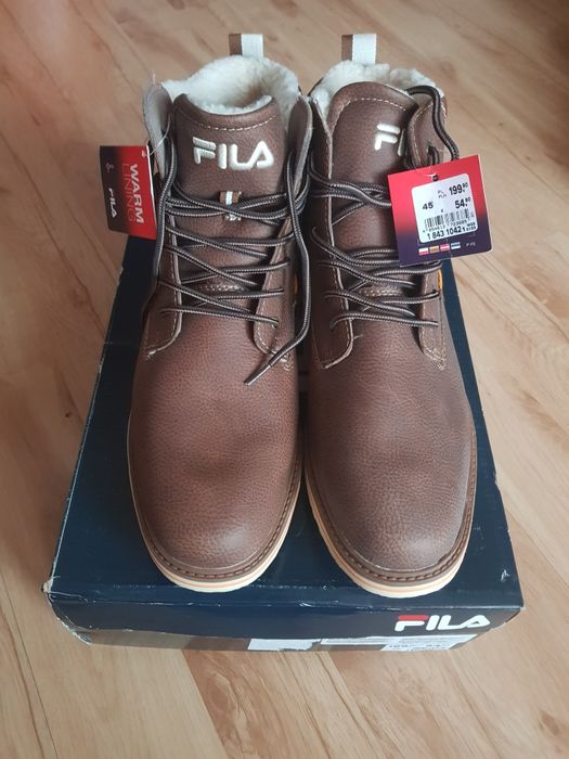 Nowe orginalne meskie trapery ,trzewiki marki Fila rozmiar 45 .