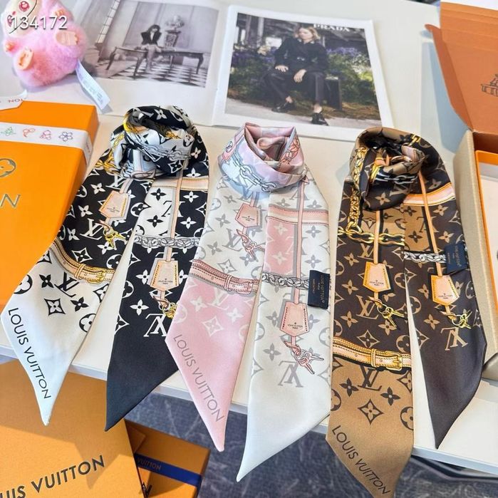 Шовкова стрічка Louis Vuitton шелковая лента твилли