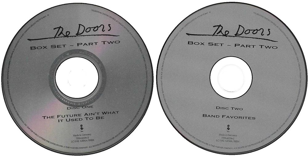 Doors - - - - - Box Set Part I I - - - - - CD X 2