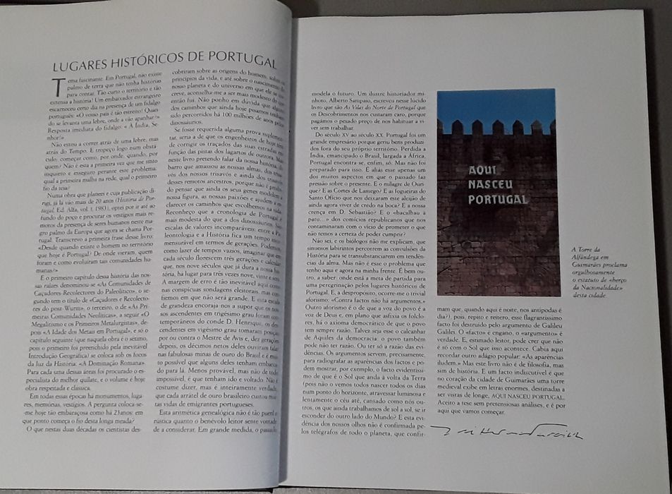 Livro: Lugares Históricos de Portugal, de José Hermano Saraiva