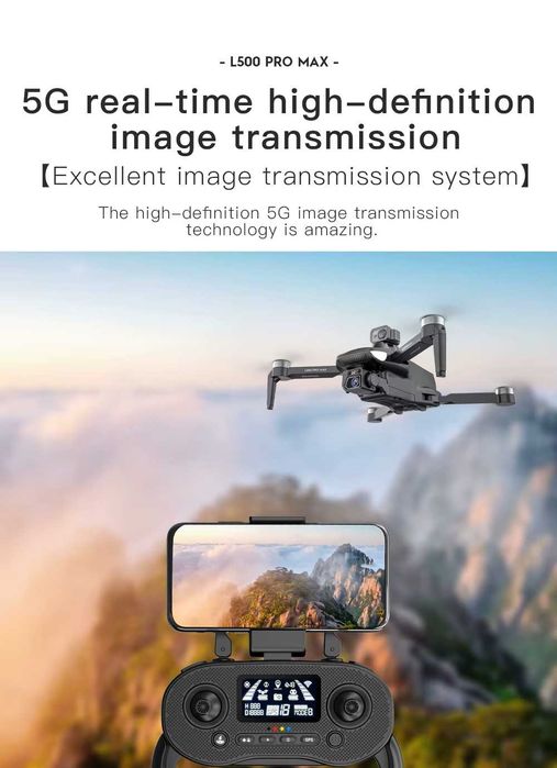 Dron L500 PRO MAX 4K HD 360 Laser GPS
