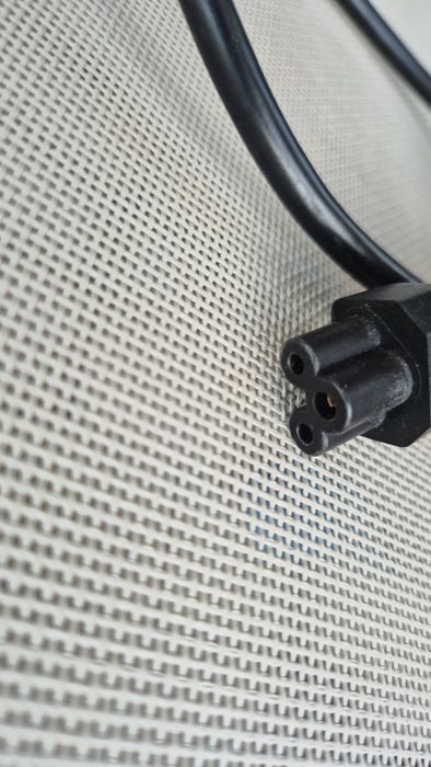 Kabel zasilający IEC C5 koniczynka do laptopa 0,8 m