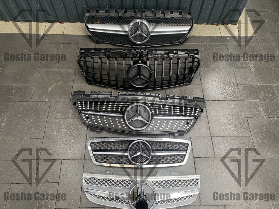 Решетка решітка mercedes мерседес gla slk sl ml glc glk gls gle glb gl