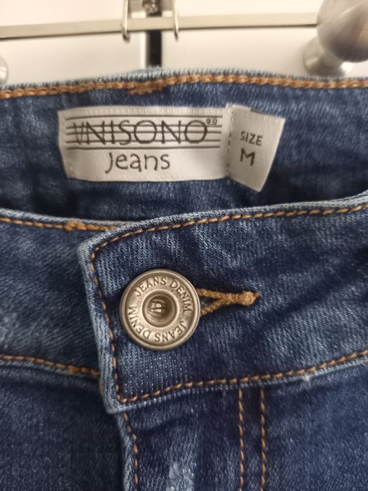 Spodnie Jeansy _Skinny _Lampas_Unisono/ M