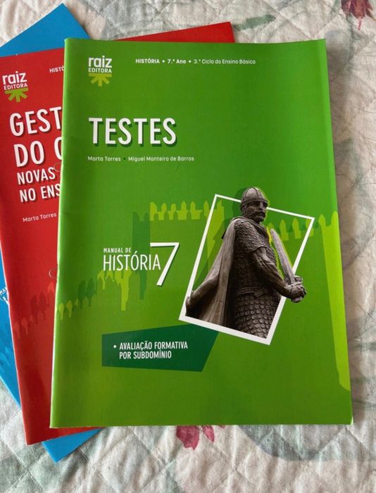 Conjunto de manuais de professores de História 7°ano