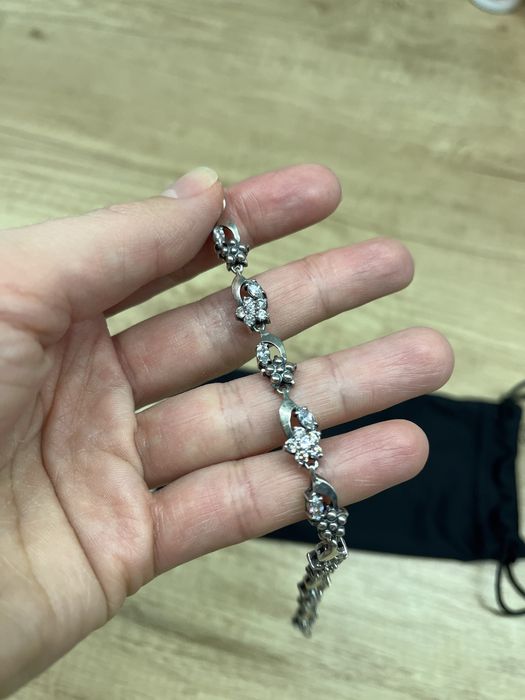 Срібний браслет 18 см