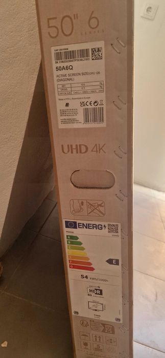Smart TV Hisense 50" 4K UHD (Com Fatura Worten, Garantia e Caixa)
