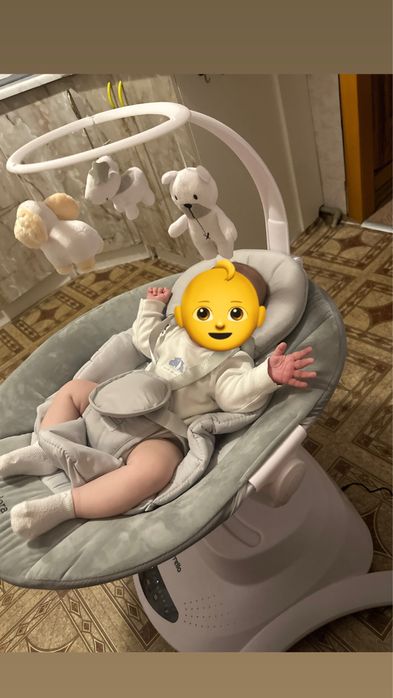 Заколисуючий цент Carrello CRL-10305 Adora ice grey