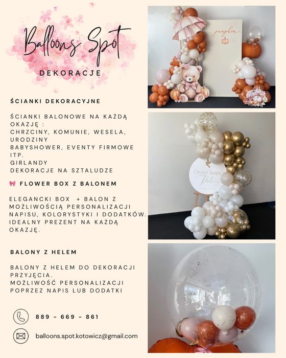 Szukasz wyjątkowej dekoracji na swoją imprezę?