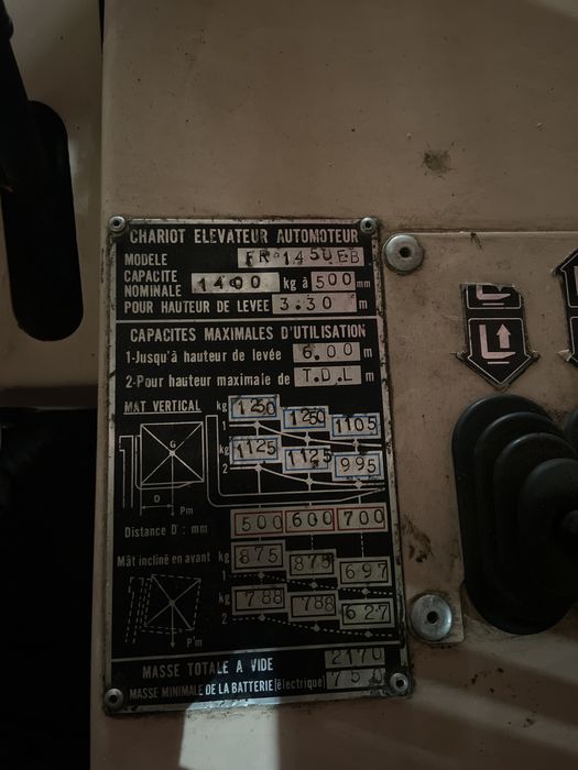 Empilhador Eletrico Nissan 14 6M Altura