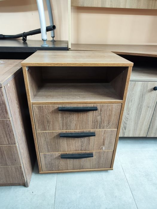 Тумба  Стеллаж  Ваниль Шагрень