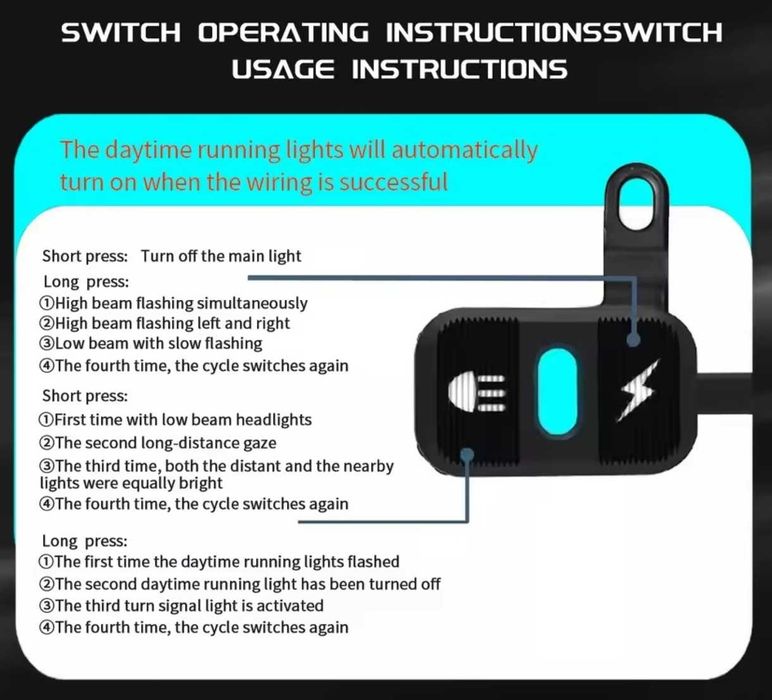 Faróis auxiliares led MT Rider