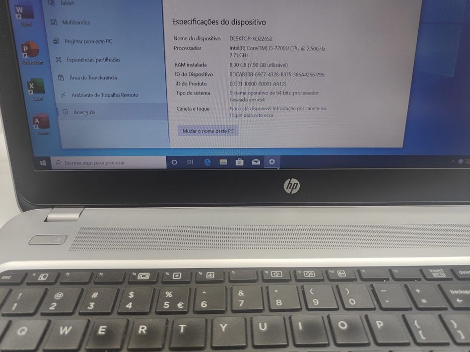 HP ProBook 450 G4 - Core i5 7200U com carregador