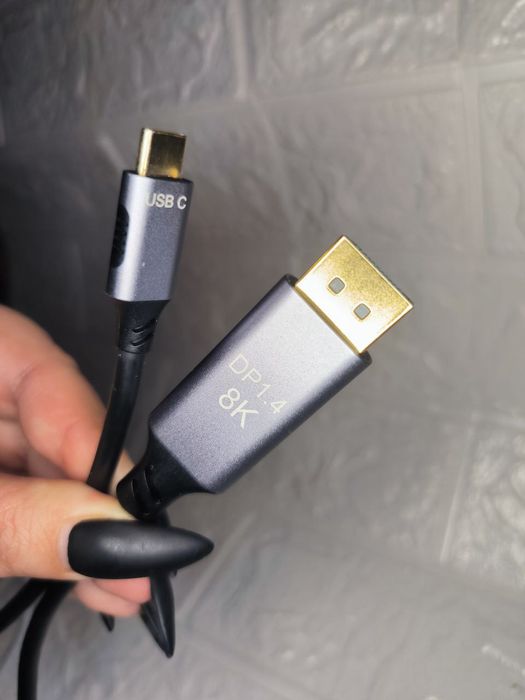 Кабель tupe-c displayport 8k