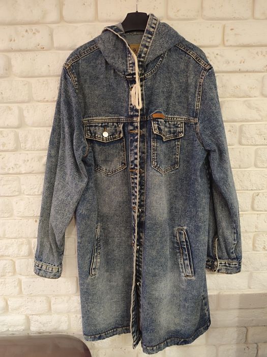 Джинсовий кардіган на груди 110-120 см