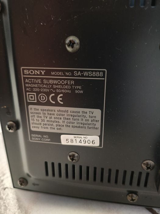 Kompletny zestaw kino domowe Sony S-Master HCD-S888