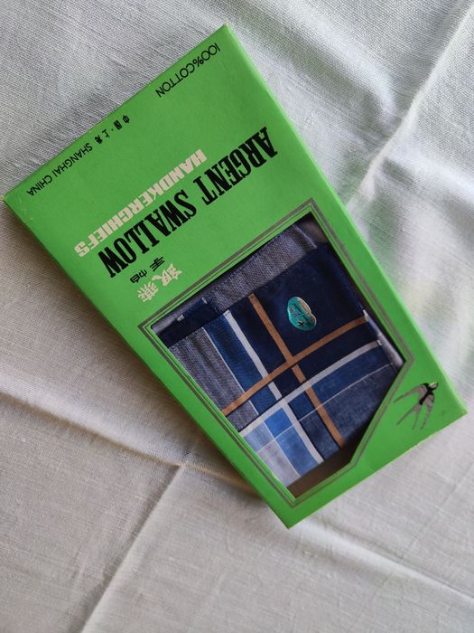 Nowe chusteczki męskie PRL, Vintage