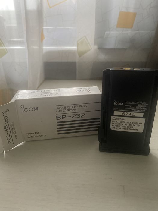 литий-ионный аккумулятор Icom BP-232